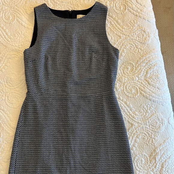 Loft dress 2petite. Super cute. Fringe around the bottom of the dress. - Picture 1 of 6